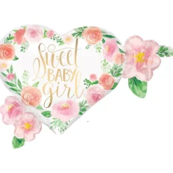 Herzballon "Sweet Baby Girl"