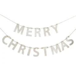 Holz-Girlande "Merry Christmas"