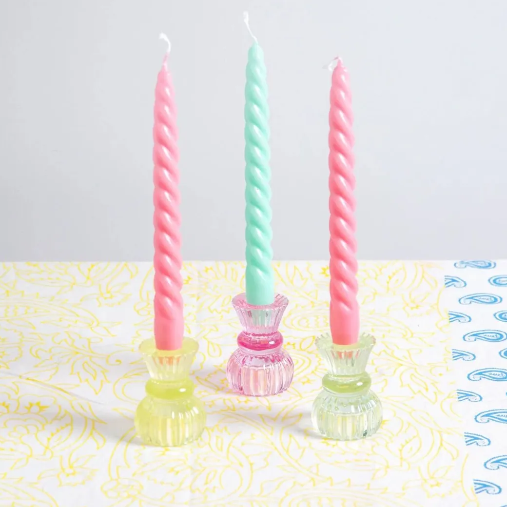 Kerzenständer 2-in-1 Gelb