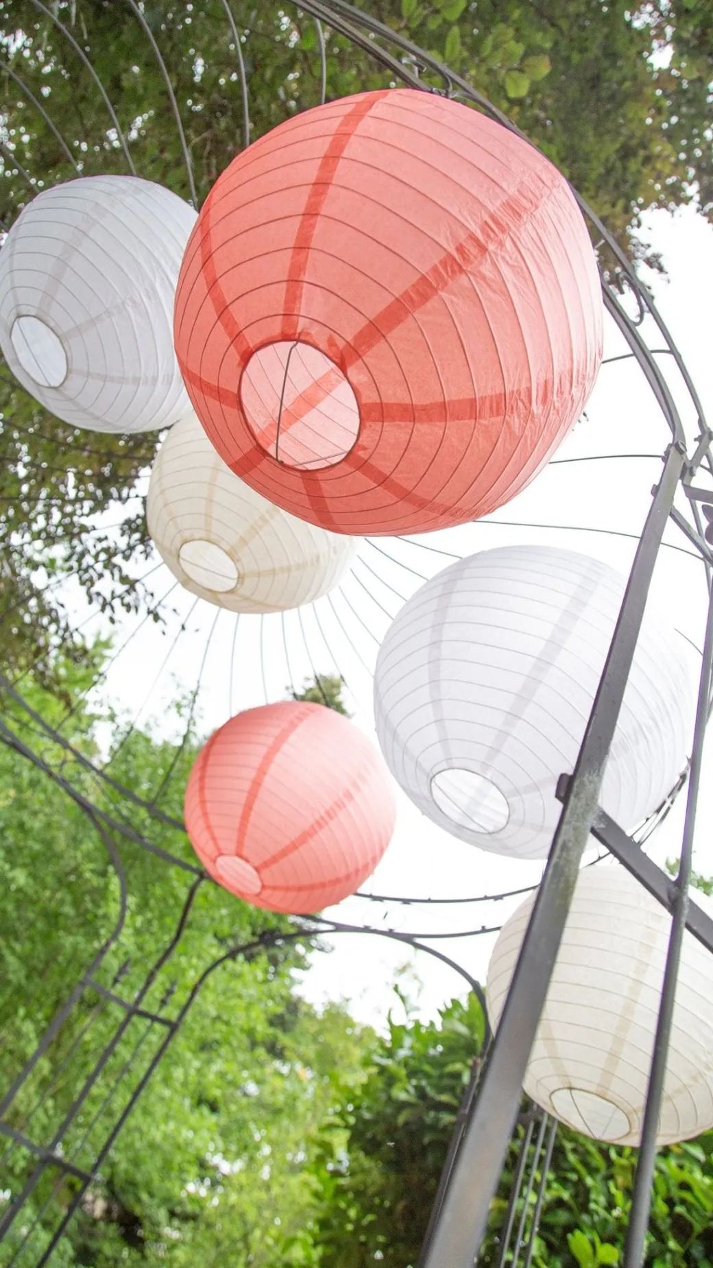 Lampion Ø 35cm Weiß