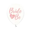 Luftballon Ø 30cm "Bride to Be" Rosa 6 Stk.
