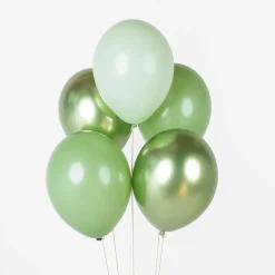 Luftballon Ø 30cm Grün Olive Mix 10 Stk.