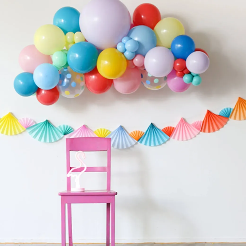 Luftballon Ø 33cm Pastell Mix 50 Stk.