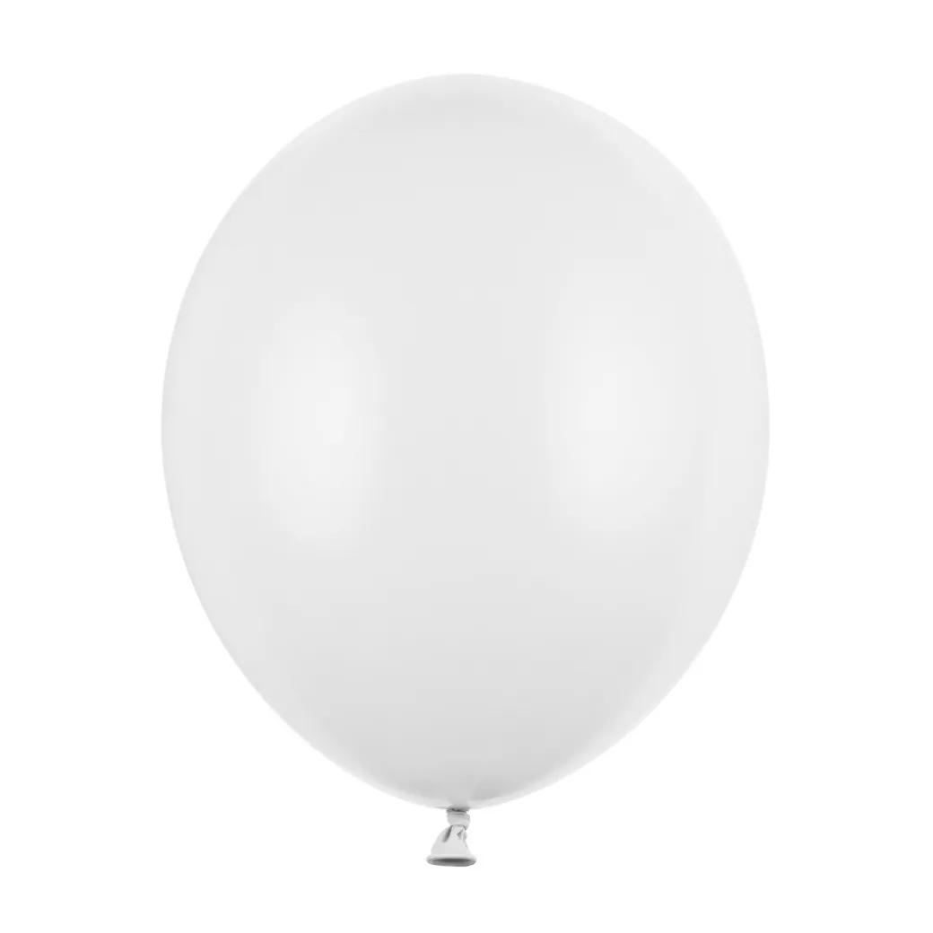 Luftballon Ø 30cm Pastell Weiß 50 Stk.