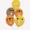 Luftballon Ø 30cm Safari Mix 5 Stk.