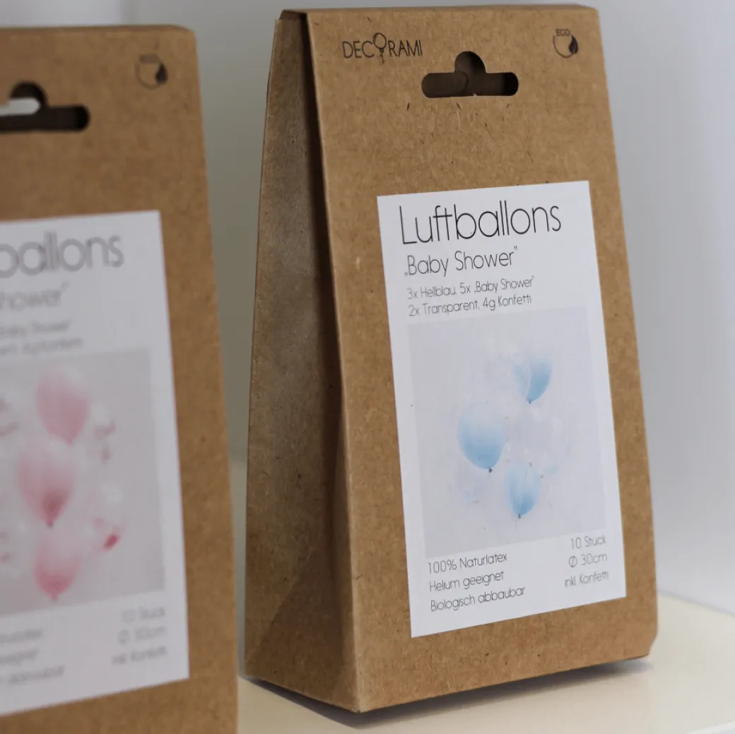 Luftballon-Set "Baby Shower" Rosa 10 Stk.