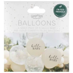 Luftballon-Set Konfetti Clouds 