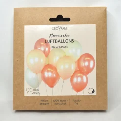 Luftballon-Set Pfirsich Party 20 Stk.