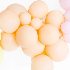 Mini Ballons Ø 12cm Pastell Apricot 10 Stk.
