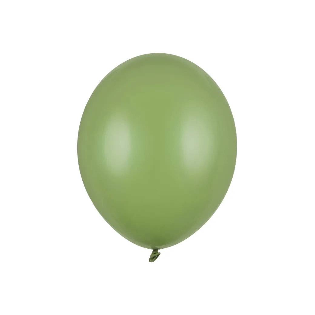 Mini Ballons Ø 12cm Pastell Eukalyptus 100 Stk.