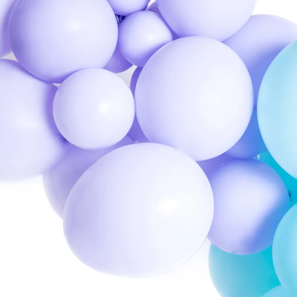 Mini Ballons Ø 12cm Pastell Flieder 10 Stk.