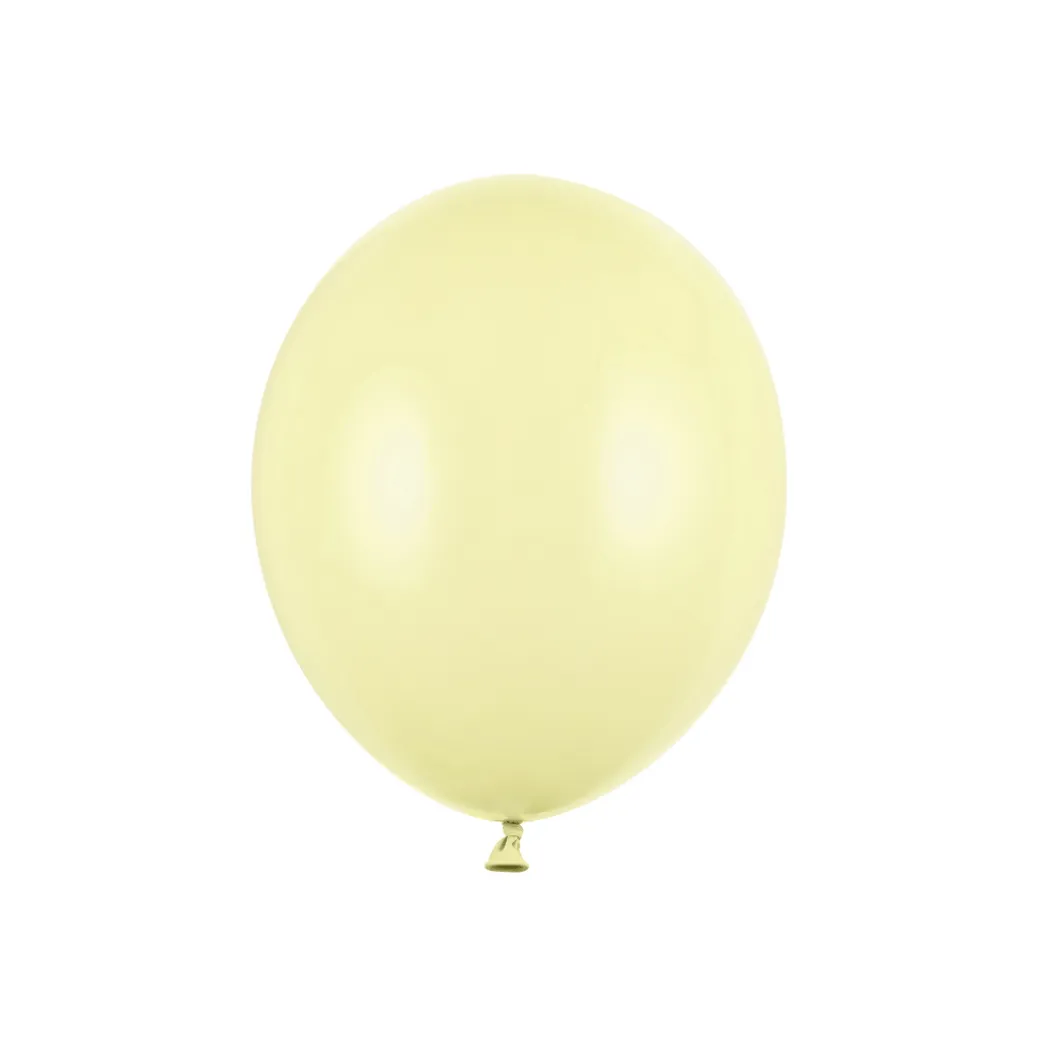 Mini Ballons Ø 12cm Pastell Hellgelb 100 Stk.