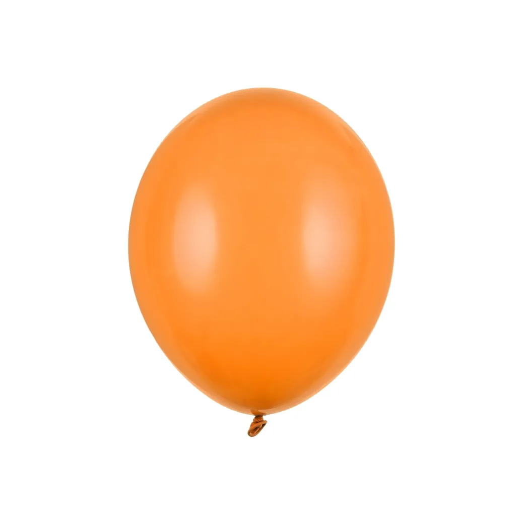 Mini Ballons Ø 12cm Pastell Orange 100 Stk.