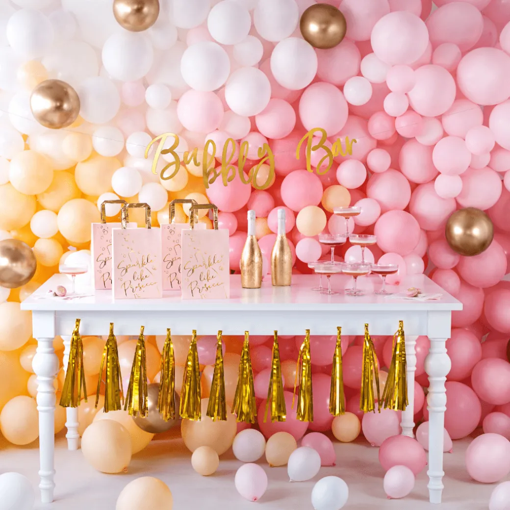 Mini Ballons Ø 12cm Pastell Rosa 100 Stk.