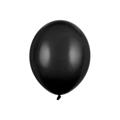 Mini Ballons Ø 12cm Pastell Schwarz 100 Stk.