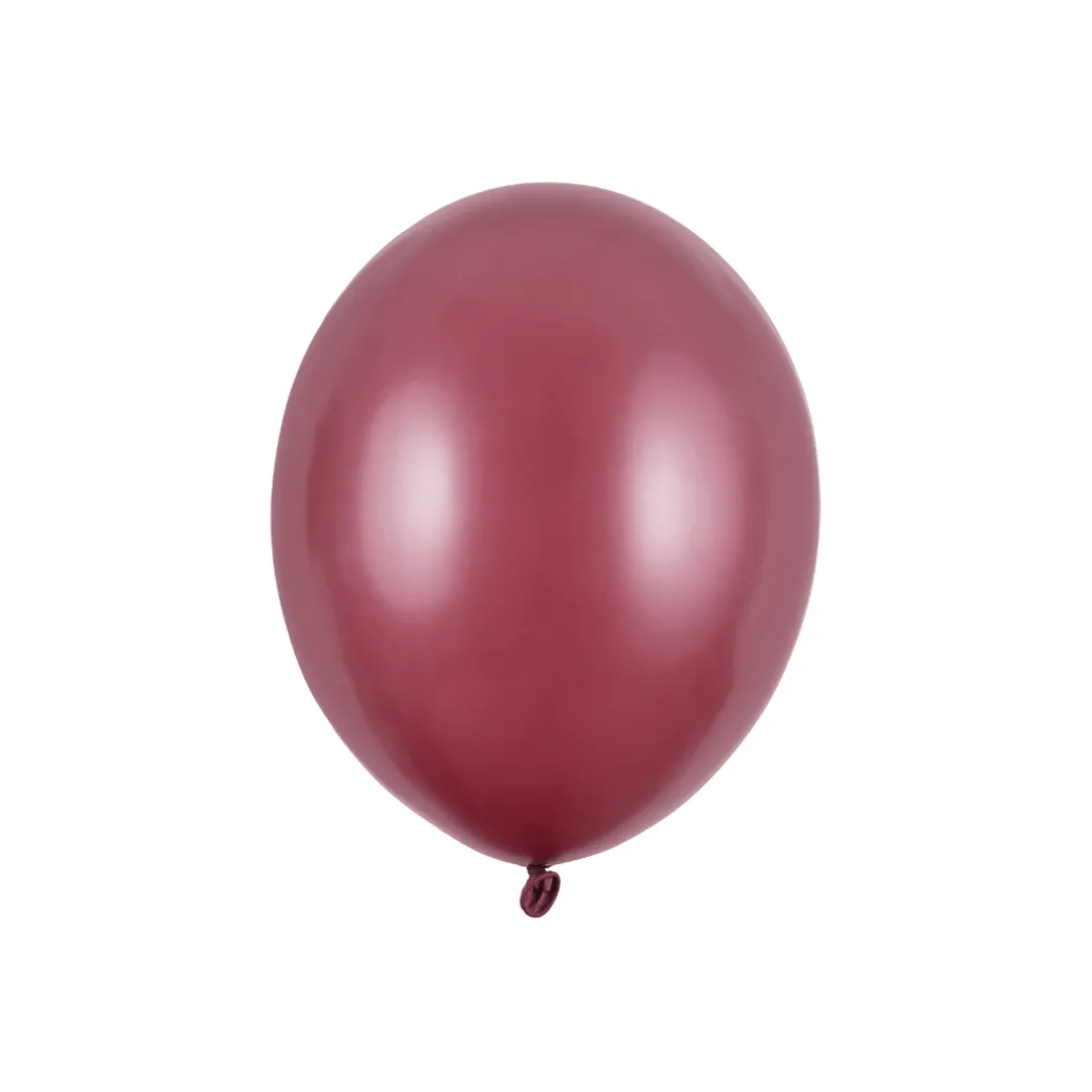 Mini Ballons Ø 12cm Pearl Aubergine 100 Stk.