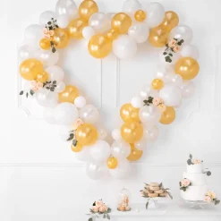 Mini Ballons Ø 12cm Pearl Gold 100 Stk.