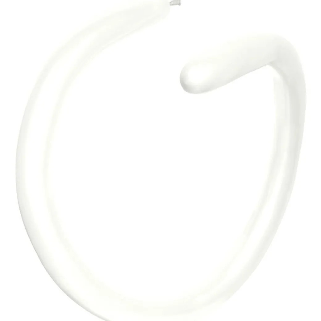 Modellierballon Weiß 10 Stk.