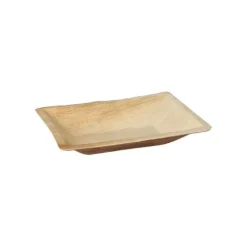 Palmblatt Schalen Eckig 17cm 6 Stk.