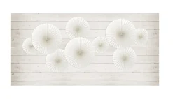 Papier-Fächer-Set (3 Stück) Weiß