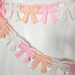 Papiergirlande Schleifen