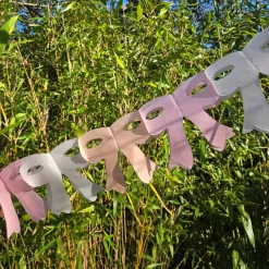 Papiergirlande Schleifen