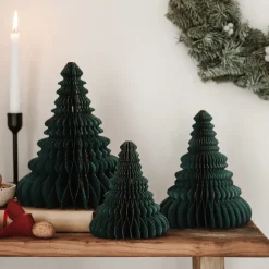 Papierwaben-Ornament Weihnachtsbaum 15cm