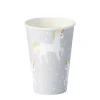 Pappbecher Einhorn Lila