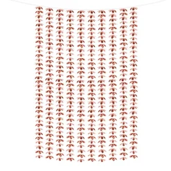 Partyvorhang Blüten Roségold