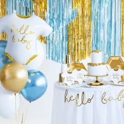 Partyvorhang lang Gold