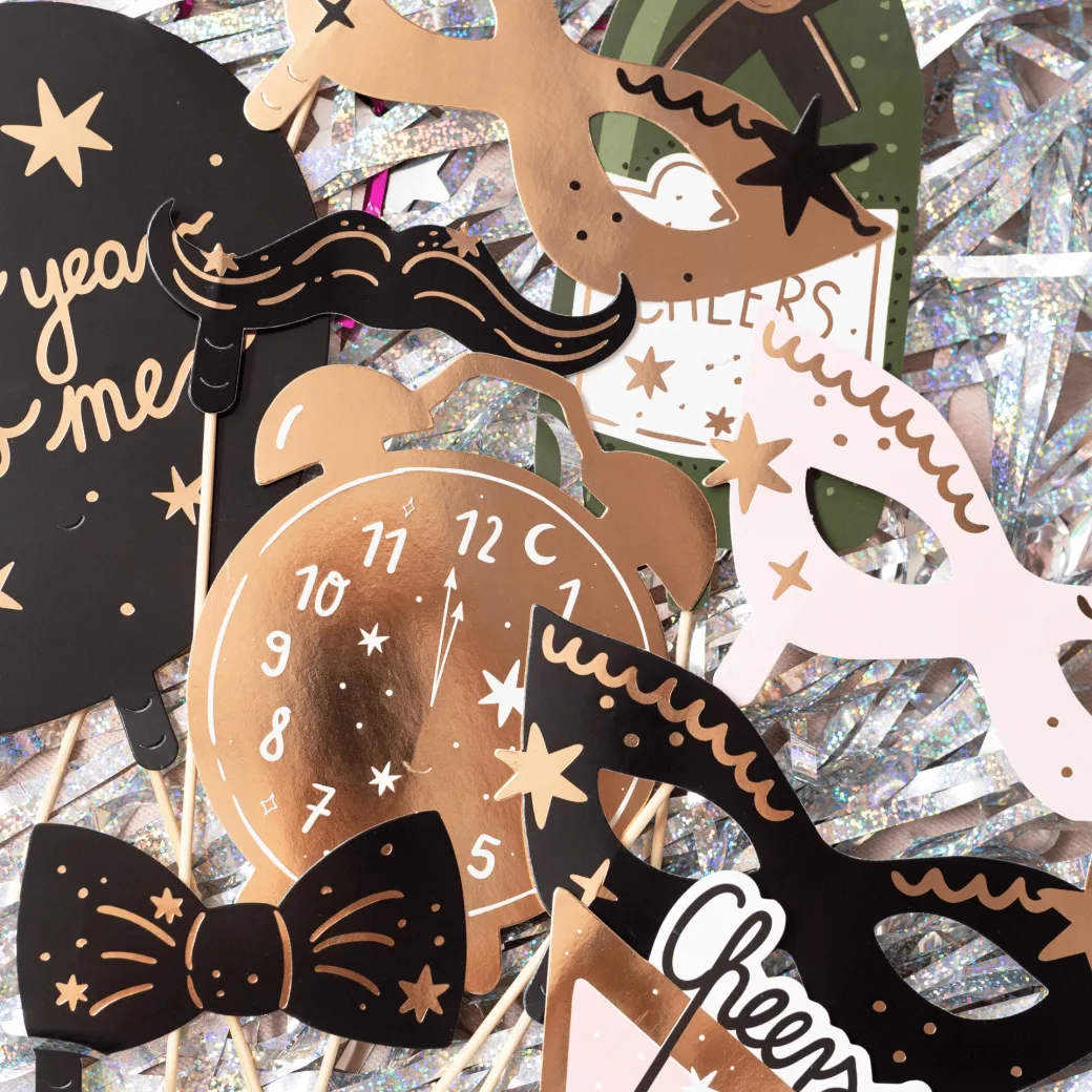 Photo Booth Props Silvester