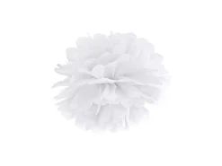 Pom Pom Ø 25cm Weiß