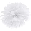 Pom Pom Ø 35cm Weiß