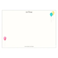 Postkarte DECORAMI Luftballons