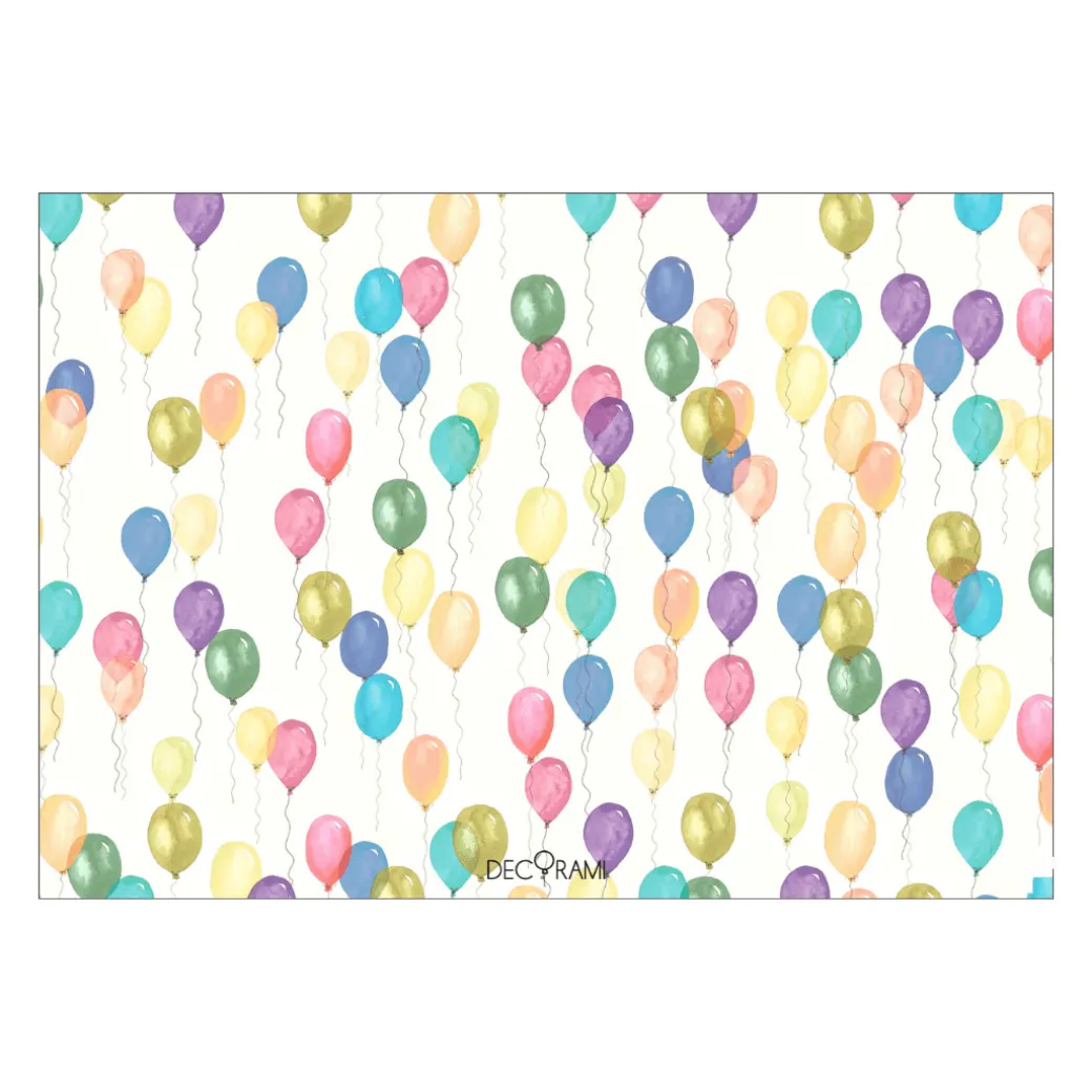 Postkarte DECORAMI Luftballons