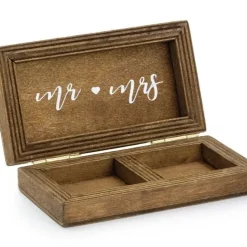 Ringbox "We do" aus Holz
