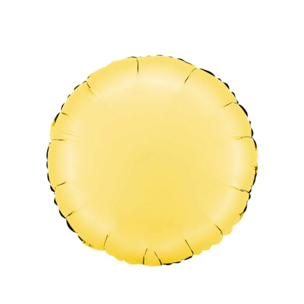Rund-Folienballon Banana Yellow