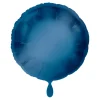 Rund-Folienballon Blau