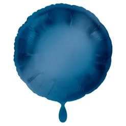 Rund-Folienballon Blau