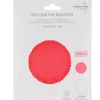 Rund-Folienballon Neon Rot
