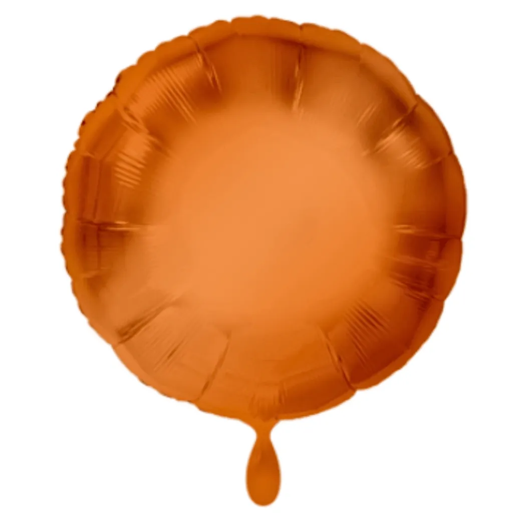 Rund-Folienballon Orange