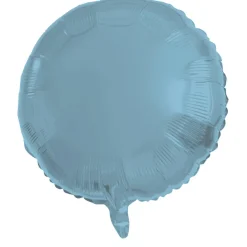 Rund-Folienballon Pastellblau