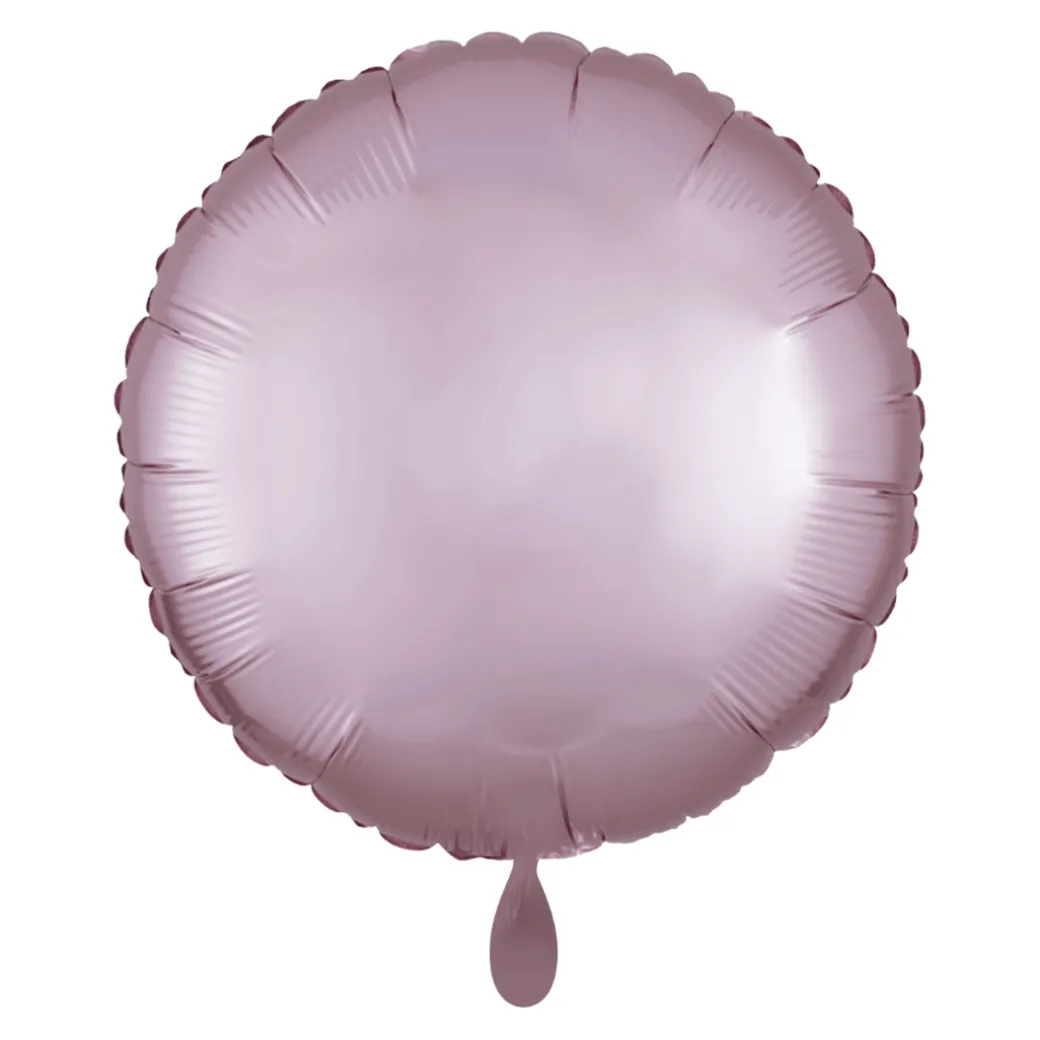 Rund-Folienballon Rosa Satin