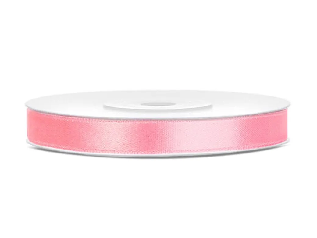 Satinband Rosa 25m