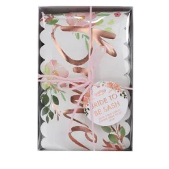 Schärpe "Bride To Be" Roségold Floral