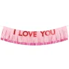 Seidenpapier Girlande "I Love You"
