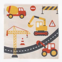Servietten Baustelle 20 Stk.