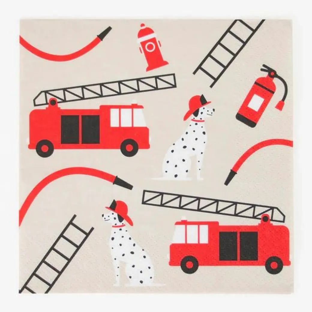 Servietten Feuerwehr 20 Stk.