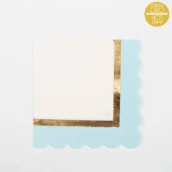 Servietten Hellblau Chic 16 Stk.