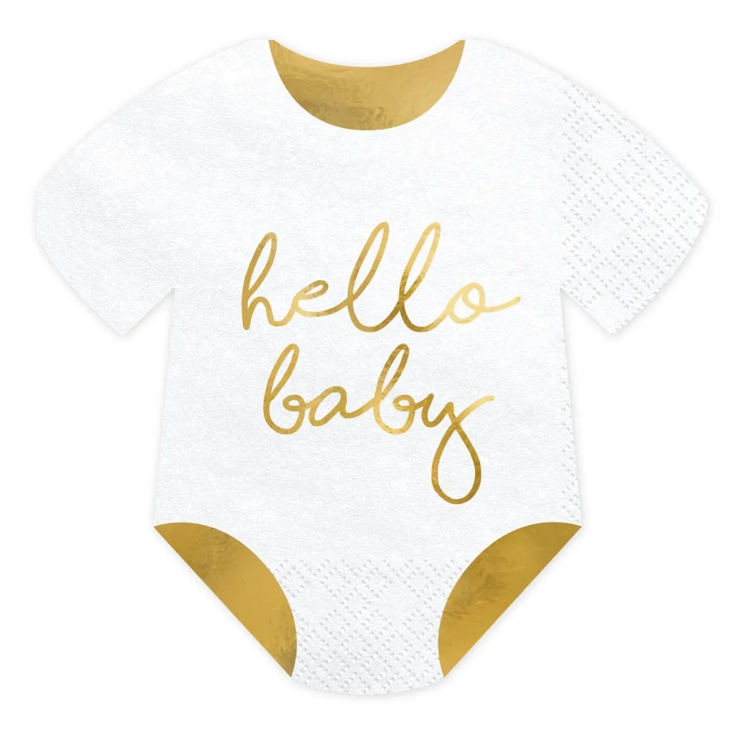 Servietten "Hello Baby" Strampler 20 Stk.